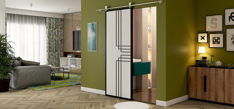 sliding bathroom door installation in Bayonet Point